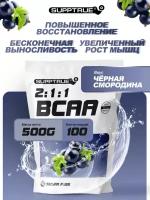 Supptrue Незаменимые аминокислоты BCAA 2:1:1 со вкусом Черная смородина 500г