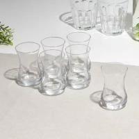Набор стаканов «Армуд», стекло, d=6 см, h=9 см, 150 мл, 6 шт