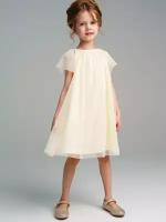 Платье PlayToday, размер 116, белый