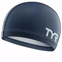 Шапочка для плавания TYR Silicone Comfort Swim Cap, Navy