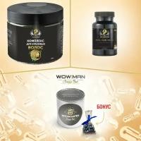 Подарочный набор WowMan Crazy Box Strong Hair для укрепления волос Витамины для волос, кожи и ногтей/Коплекс клетчатка для волос