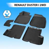 Комплект ковриков в салон RIVAL 14701001 для Renault Duster 2010-2015 г., 5 шт