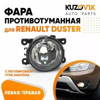 Фара противотуманная Renault Duster левая=правая (1 штука)