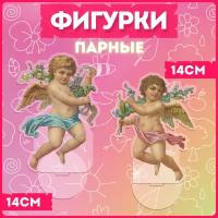 Акриловая фигурка статуэтка парные фигурки купидоны