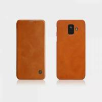 Сумка-книжка Nillkin Qin Leather Case для Samsung A605 Galaxy A6+ (2018) Brown