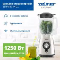 Блендер настольный Zelmer ZSB4850, серебристый