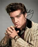 Автограф Элвис Пресли Король Рок-н-ролла - Автограф Elvis Presley King Of Rock And Roll Singer - Фото с автографом, Подписанная фотография, Автограф знаменитости, Подарок, Автограмма, Размер 20х25 см