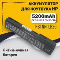 Аккумуляторная батарея для ноутбука HP Compaq 6560b (HSTNN-LB2G) 10.8V 5200mAh OEM черная