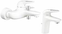 Комплект смесителей Grohe Eurostyle New 33591LS3 + 33558LS3