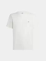 Футболка C.P. Company 30/1 Jersey Small Logo White, Белый, S