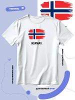 Футболка с флагом Норвегии-Norway