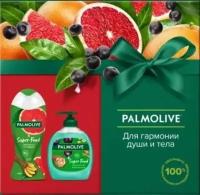 Palmolive Подарочный набор Super Food, Гель для душа 250 мл, Жидкое мыло 300 мл