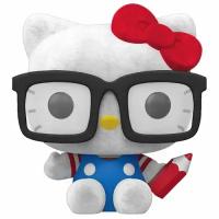 Фигурка Funko POP! Белая кошечка Китти в очках (Hello Kitty with Glasses) #65 (Бархат)