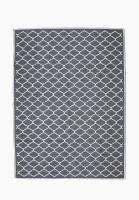 Ковер / Палас на пол хлопковый безворсовый 160x230 см Pera серый