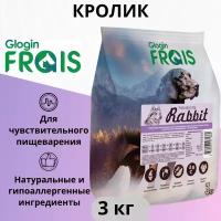 FRAIS 3кг Корм для собак средних и крупных пород с чувств.пищеварением с мясом кролика