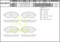 Колодки тормозные / ANCHI AC1321C ANCHI AC1321C | цена за 1 шт