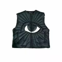 House Of Errors All Seeing Eye Puffer Vest Black (XXL)