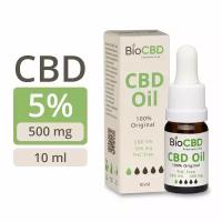 CBD масло "BioCBD", Конопляное масло КБД: 500мг 5% 10мл