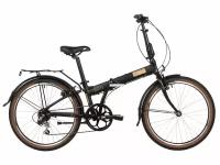 Складной велосипед Novatrack Vortex 24" (2024) 24 Черный (150-185 см)