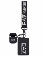 Кошелек EA7 Emporio Armani Air Pods+Card Holder Black/White Logo