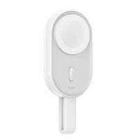 Зарядное устройство Wiwu Wi-M20 2-in-1 Watch Charger White 6976195099546