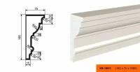 Lepninaplast КВ-180/1 фасадный карниз из пенополистирола