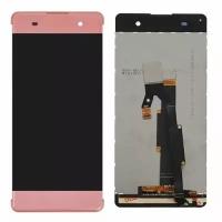 Дисплей для Sony Xperia XA, XA Dual F3111 F3112 розовый (экран + тачскрин, стекло)