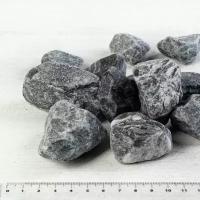 Камень ландшафтный мрамор черный Доломит, фракция 20-40 мм 5 кг (319N). Декоративный грунт, натуральный камень