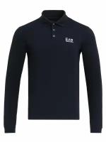 Рубашка EA7 Emporio Armani Train Core ID M Polo LS ST Night Blue (INT:XXL)