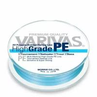 Шнур Varivas PE-4 Water Blue 200м # 1.5 (25Lb) 11.32кг