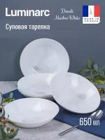 Тарелка суповая DIWALI MARBRE WHITE 20см LUMINARC