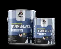 Dufa Premium HAMMERLACK / Дюфа премиум Хамерлак эмаль на ржавчину молотковая, красная 2,5л