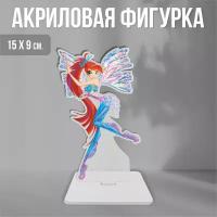 Акриловая фигурка декоративная / статуэтки для интерьера Клуб Винкс Winx Club Блум Сиреникс