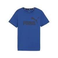 Футболка PUMA Essentials Logo Youth Tee, размер 104-110, синий