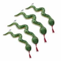 Мягкая игрушка. Четыре Зеленых Змейки, 38,5 см Символ 2025 года