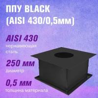 Проходной потолочный узел из нержавеющей стали AISI 430, толщина 0,5 мм, модель "везувий"