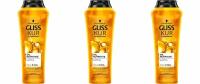 Gliss Kur Шампунь Oil Nutritive для длинных и секущихся волос, 250 мл, 3 шт