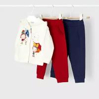 Комплект одежды Mayoral, размер 92 (2 года), цвет белый, синий, красный
