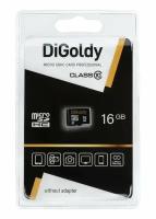 MicroSD 16GB DiGoldy class 10 без адаптера