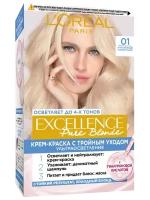 Excellence, 01 Стойкая Крем-краска для волос