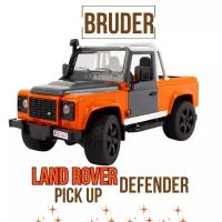 Модель автомобиля коллекционная Bruder/Пикап Land Rover Defender Pick up