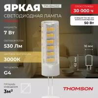 Лампочка Thomson TH-B4232 7 Вт, G4, 3000К, капсула, теплый белый свет