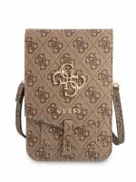 Guess для смартфонов сумка Wallet Bag 4G with Big melal logo Brown