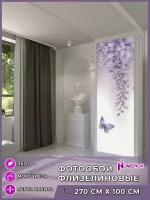 Фотообои Homepick с принтом "сирень/82447/" 1х2,7 м