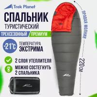 Спальник Trek Planet Suomi серый правый