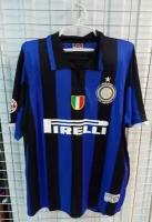 Для футбола Интер размер 3XL ( русский 52 ) форма ( майка + шорты ) футбольного клуба INTER ( Италия ) синяя