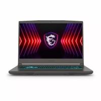 Ноутбук игровой MSI Thin 15 B12UC-1433XRU 9S7-16R831-1433, 15.6", IPS, Intel Core i5 12450H 2ГГц, 8-ядерный, 8ГБ DDR4, 512ГБ SSD, NVIDIA GeForce RTX 3050 для ноутбуков - 4 ГБ, Free DOS, серый