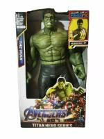 Фигурка- игрушка Hulk / Халк / Мстители / Марвел/ световые и звуковые эффекты / 30см