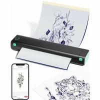 Термокопировальный тату принтер с Bluetooth на аккумуляторе AIMO M08F Wireless Tattoo Printer (принтер для тату)