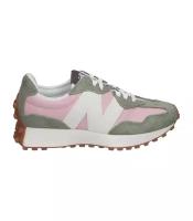 Кроссовки New Balance, размер 6,5 US, зеленый, розовый